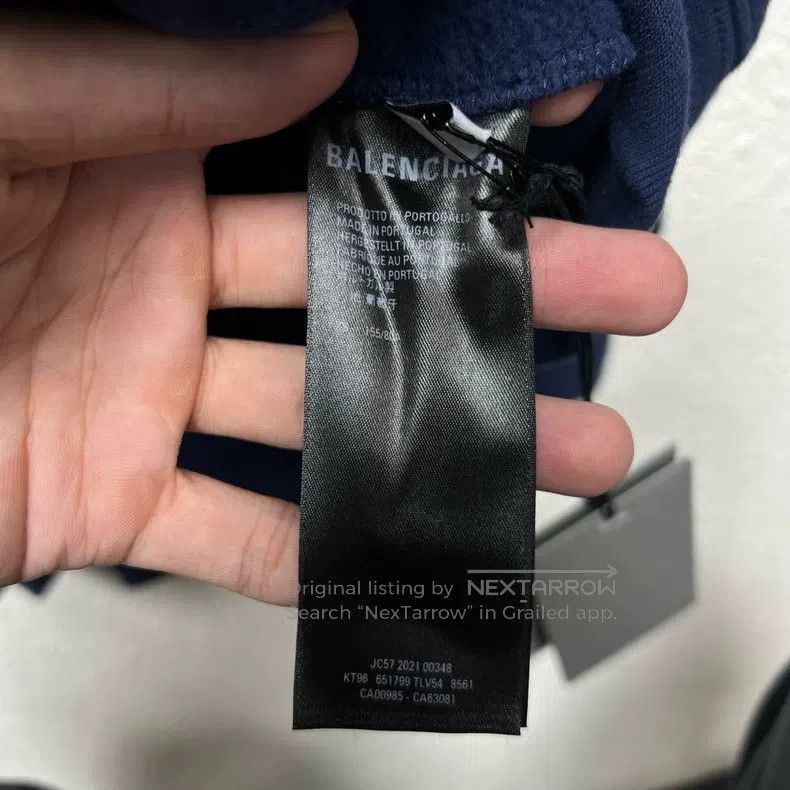 Balenciaga Balenciaga Embroidered Hoodie Size US XS / EU 42 / 0 - 5 Thumbnail