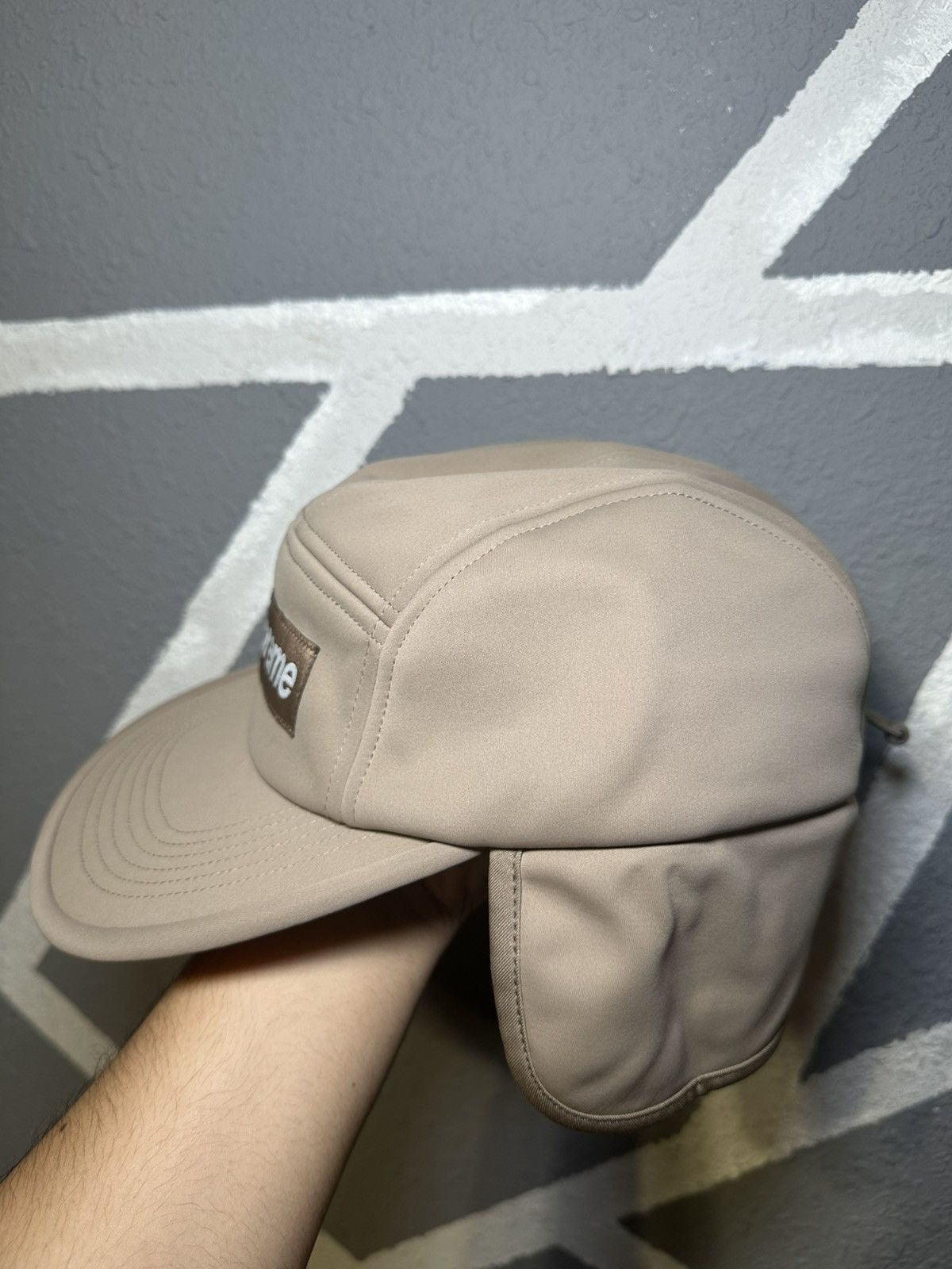 Supreme Supreme WINDSTOPPER® Earflap Camp Cap Taupe Size ONE SIZE - 8 Thumbnail