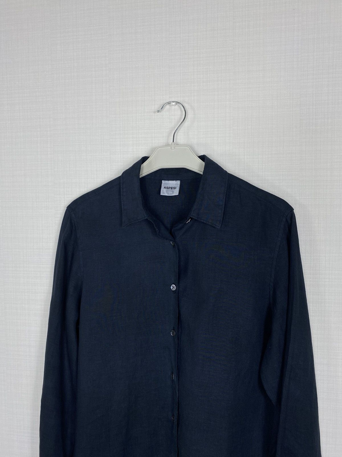 Aspesi × Vintage Aspesi Blouse Linen Shirt Size S / US 4 / IT 40 - 4 Thumbnail