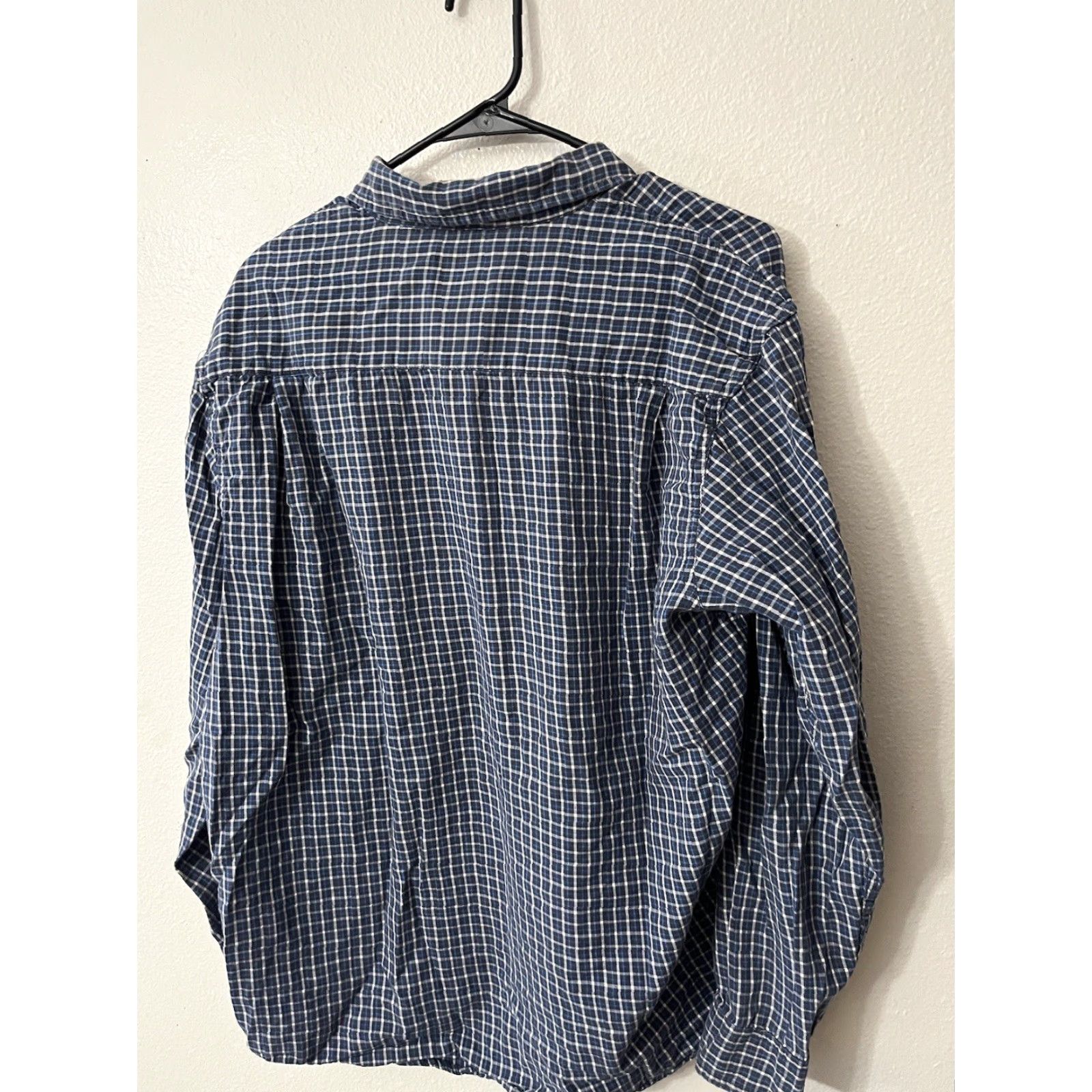 Wrangler Wrangler Premium Quality Button up Shirt Size Large Blue Plaid Size US L / EU 52-54 / 3 - 2 Thumbnail