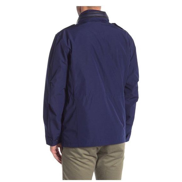 Cole Haan Cole Haan Mens Blue Hooded Pockets Field Parka Utility Jacke Size US XL / EU 56 / 4 - 3 Thumbnail