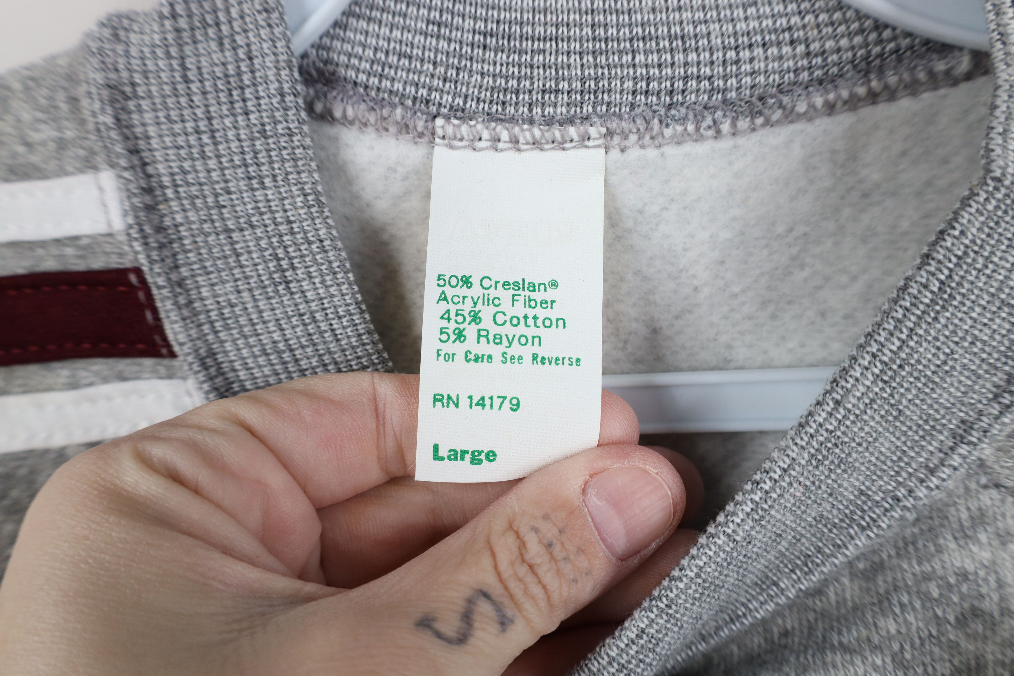Vintage Deadstock Vintage 60s 70s Streetwear Triblend Sweatshirt USA Size US L / EU 52-54 / 3 - 9 Thumbnail