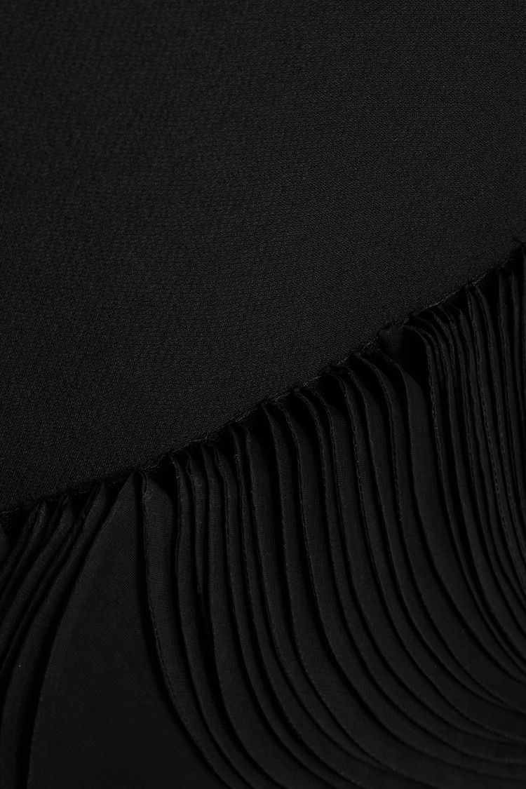 Valentino o1y0326 Mini Dress in Black Size XL / US 12-14 / IT 48-50 - 4 Thumbnail