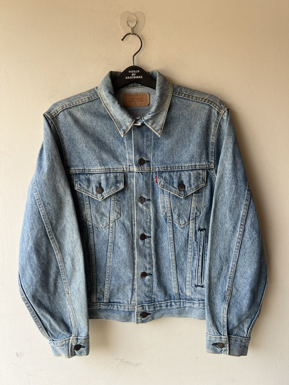 Levi's Vintage 80s Levi’s 70506 Distress Fade Denim Trucker Jacket Size US L / EU 52-54 / 3 - 2 Thumbnail