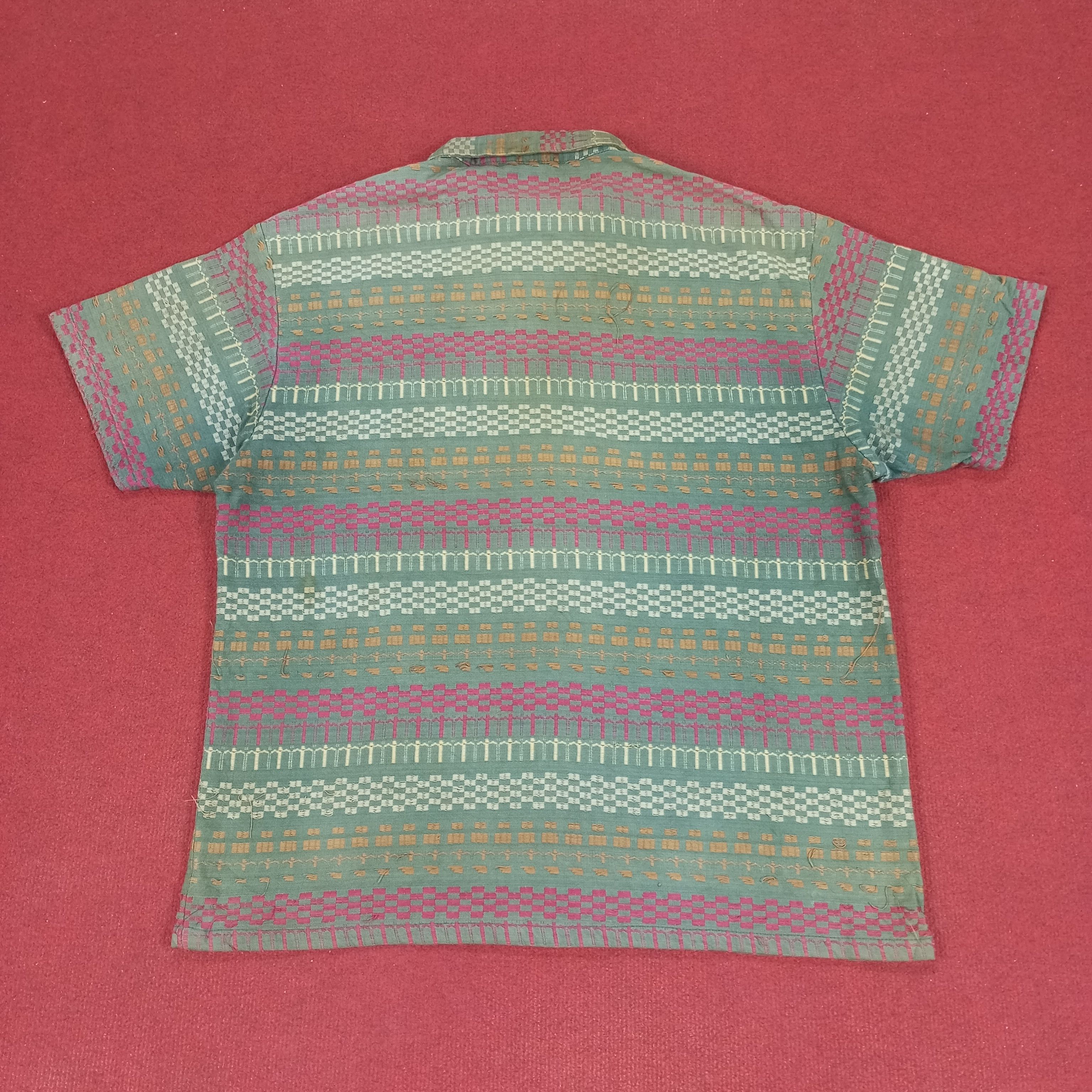 Hang Ten × Vintage Hang Ten Fashion Classic Style Zipper Shirt Size US L / EU 52-54 / 3 - 3 Thumbnail