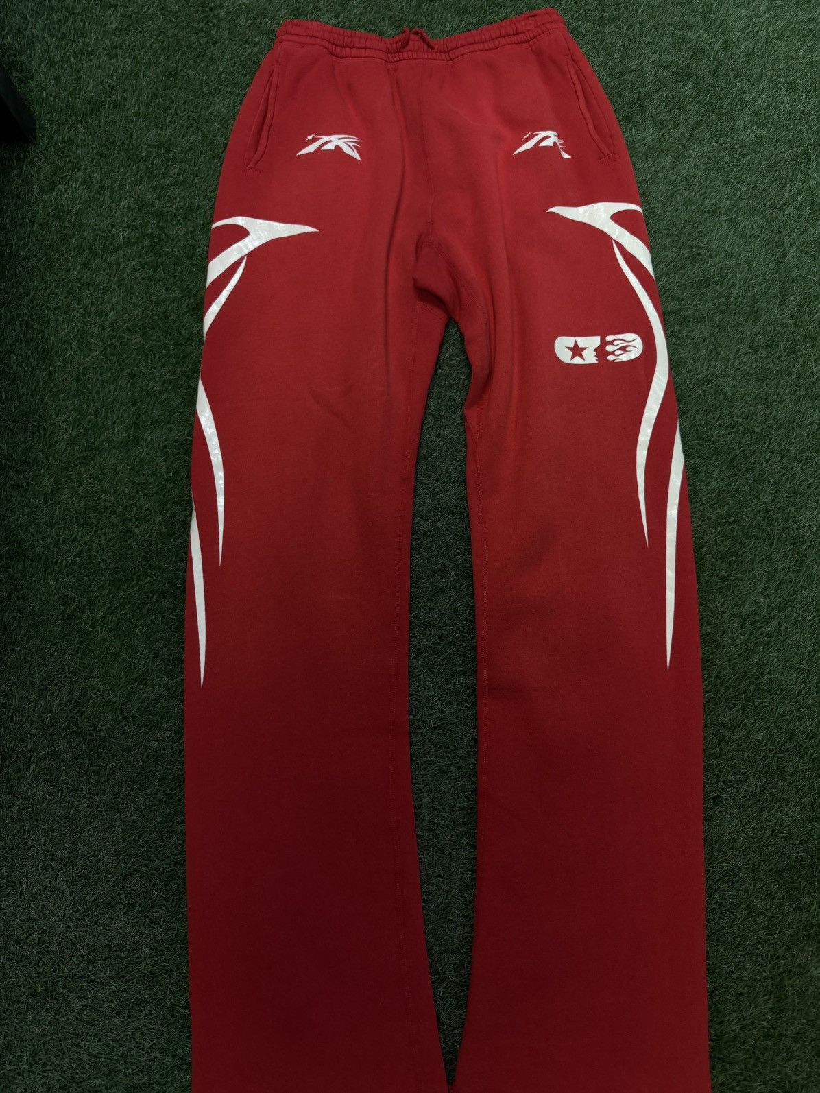 HELLSTAR Hellstar Sweatpants Red White Size XL Brand New Size US 34 / EU 50 - 5 Thumbnail