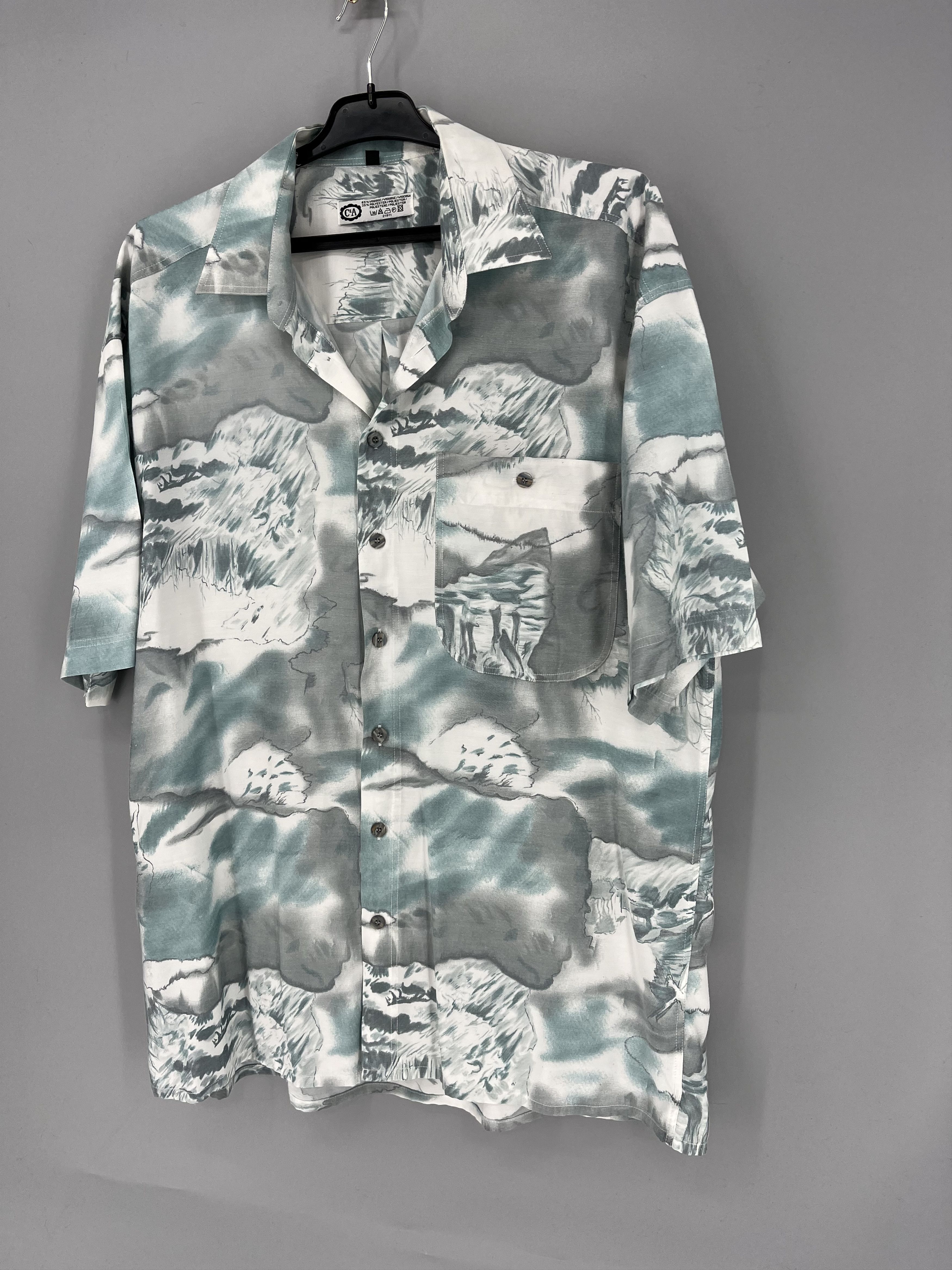 Vintage Vintage Art Streetwear Hawaiian Travis Scott style Size US L / EU 52-54 / 3 - 3 Thumbnail