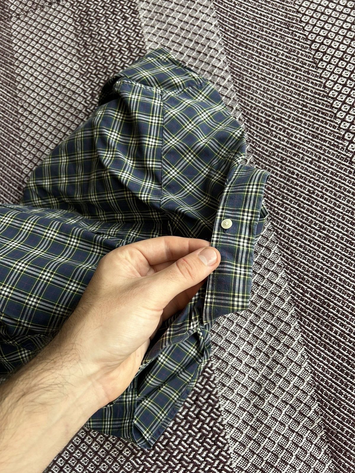 Fred Perry Fred Perry Casual Shirt Green Solid Style Size Small Size US S / EU 44-46 / 1 - 9 Thumbnail