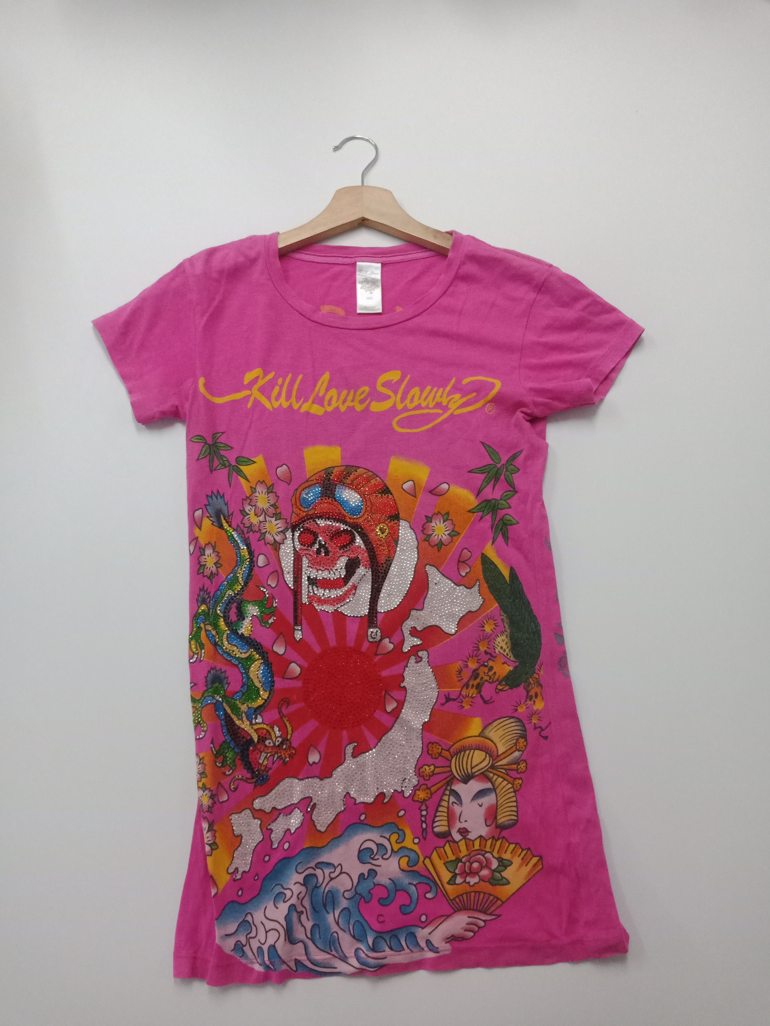 Ed Hardy Ed Hardy Swaroski Kill Love Slowly #D Size S / US 4 / IT 40 - 1 Thumbnail