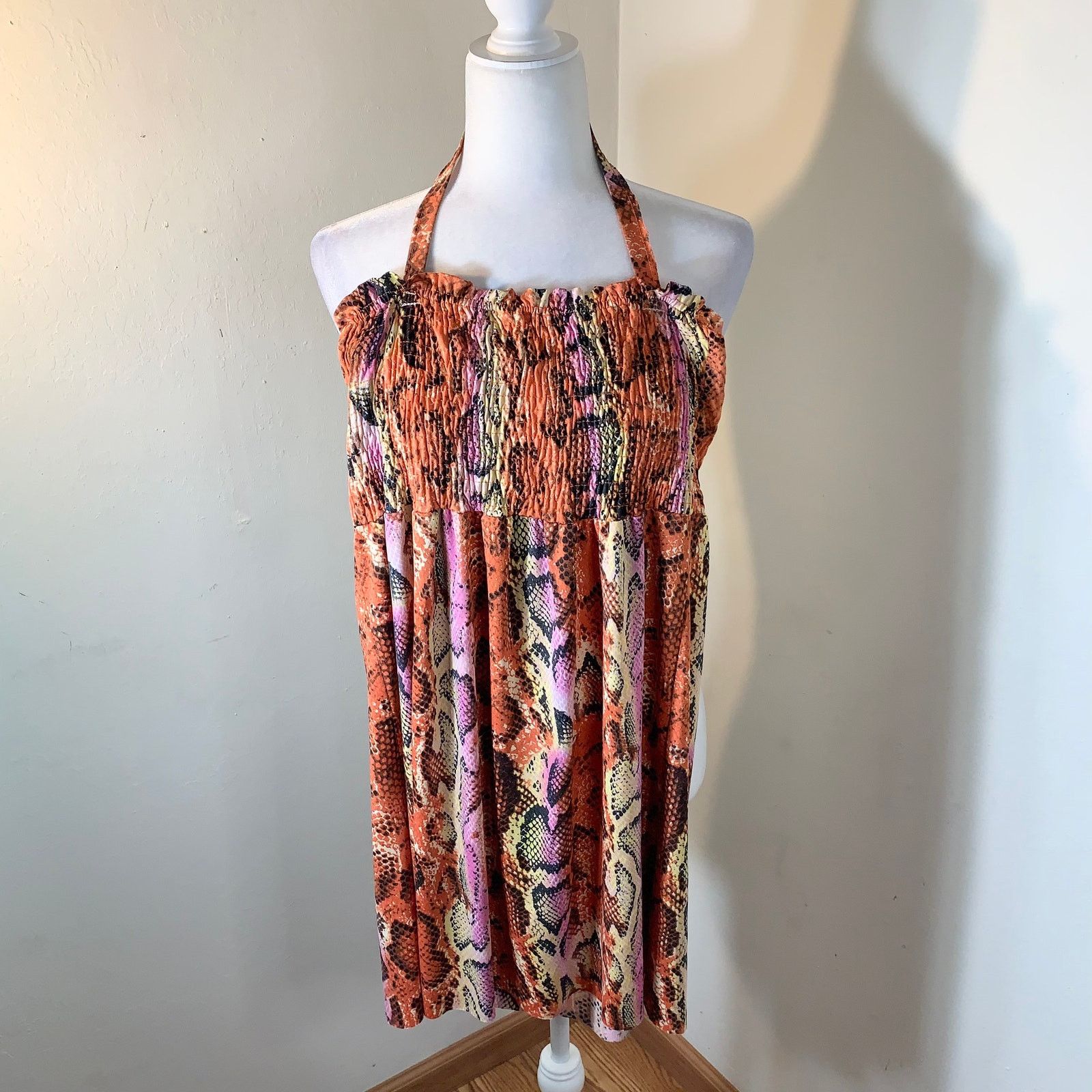 Other Cute orange summer dress size S Size S / US 4 / IT 40 - 1 Thumbnail