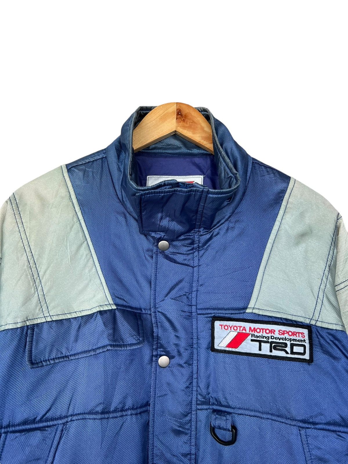 Vintage Vintage Toyota TRD Spellout Embroidered Bomber Jacket Size US L / EU 52-54 / 3 - 6 Thumbnail