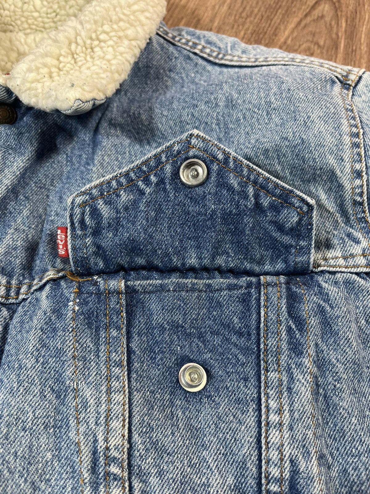 Levi's Vintage 70-80s Levi’s Sherpa Jacket – Made in USA Size US L / EU 52-54 / 3 - 5 Thumbnail