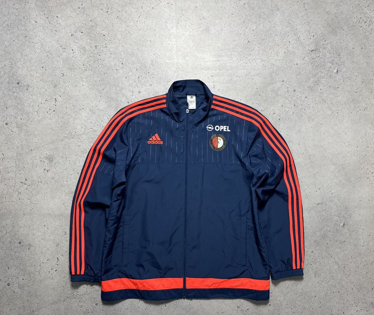 Adidas Adidas FC Feyenoord Vintage Nylon Track Jacket Size XL Size US XL / EU 56 / 4 - 1 Thumbnail