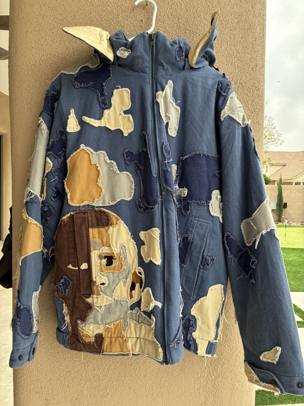 KidSuper Kidsuper Patchwork Canvas Zip-up Size US L / EU 52-54 / 3 - 2 Thumbnail