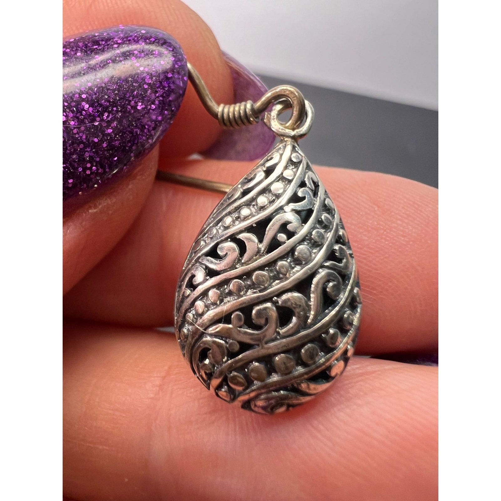 Other Bali style sterling silver dangle earrings Size ONE SIZE - 9 Thumbnail