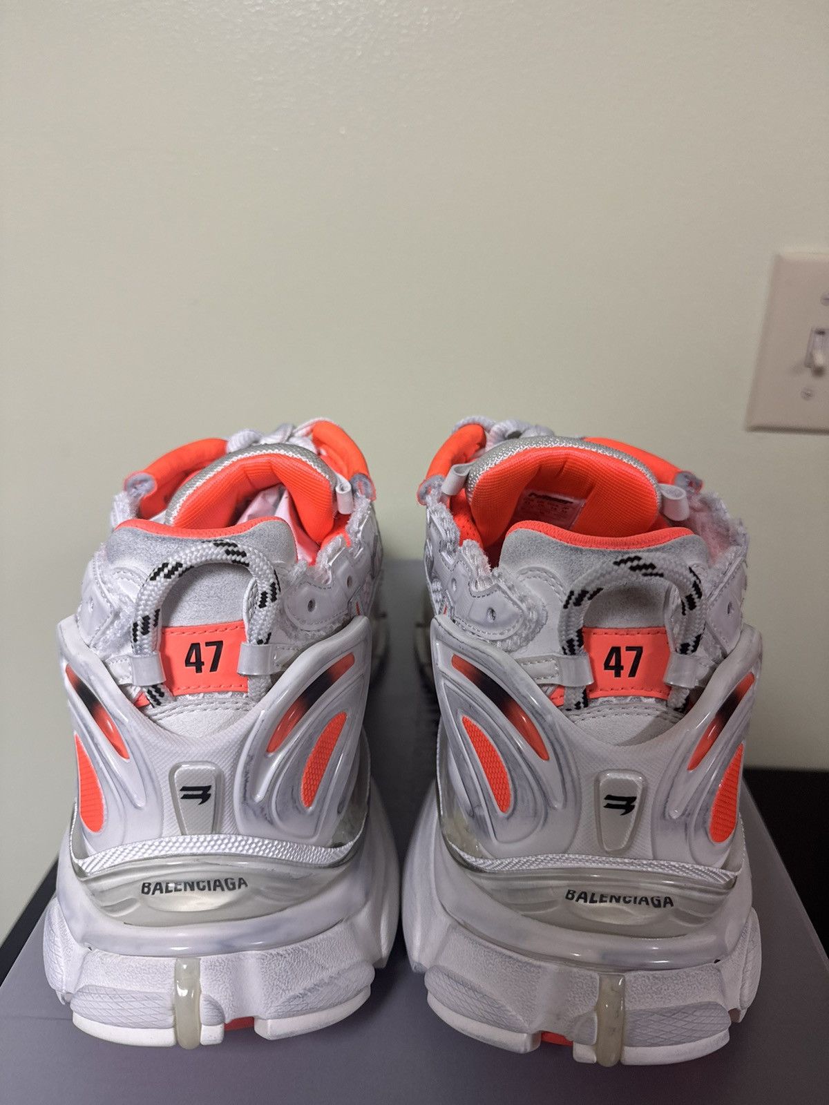 Balenciaga Balenciaga White Orange runner 47 Size US 14 / EU 47 - 4 Thumbnail