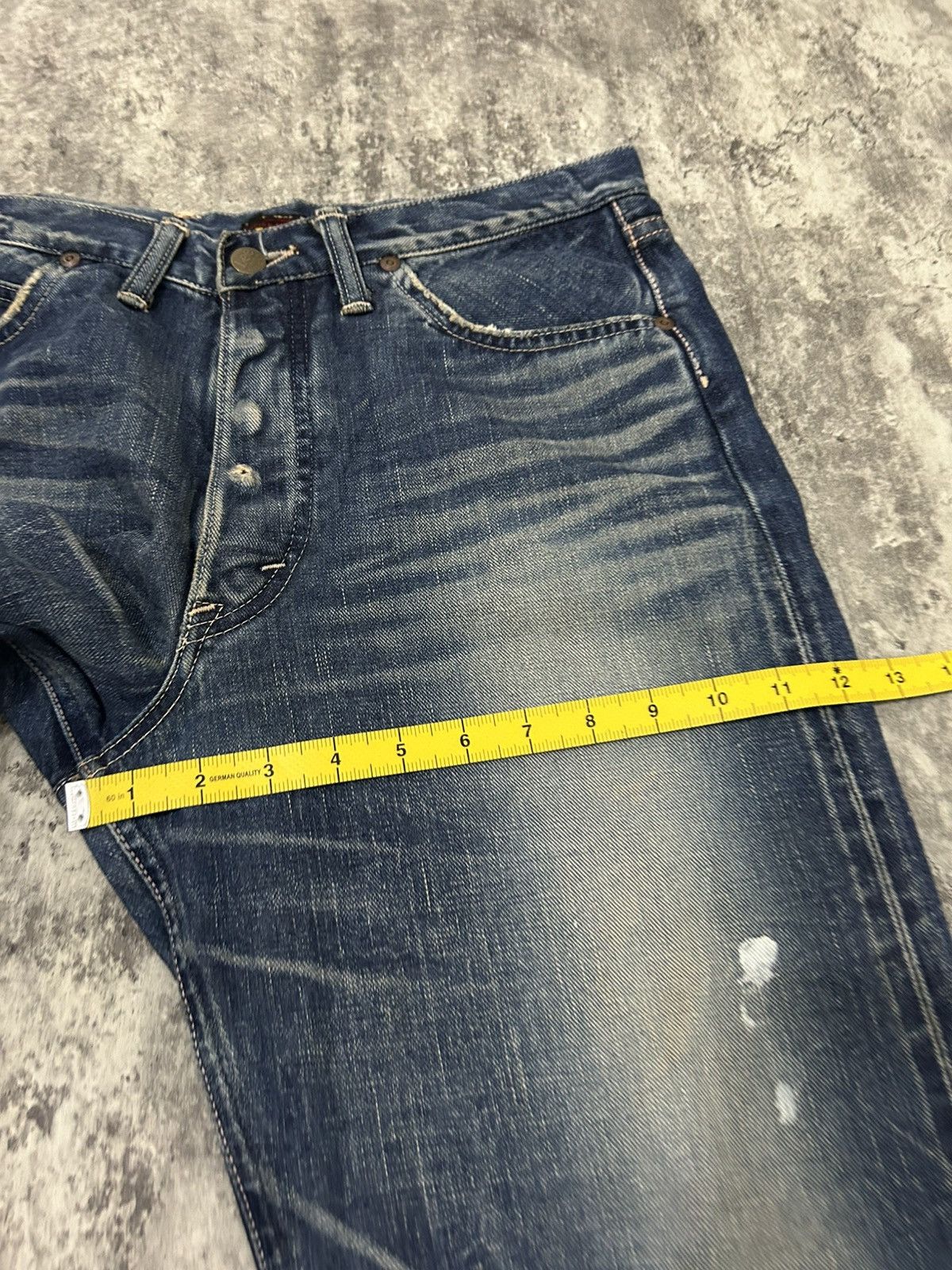 Lee Vintage Lee Riders X Okuda Japan Mud Wash Selvedge Jeans Size US 32 / EU 48 - 19 Thumbnail