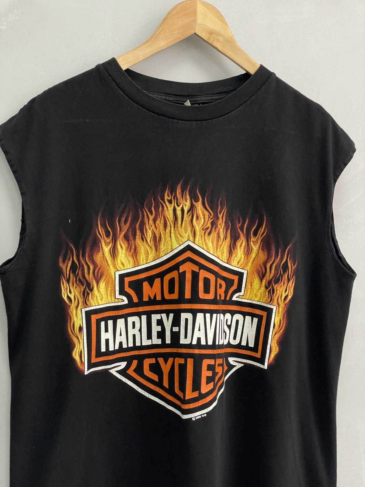 Harley Davidson Rare 90s flames Harley Davidson 3d emblem Size US M / EU 48-50 / 2 - 3 Thumbnail