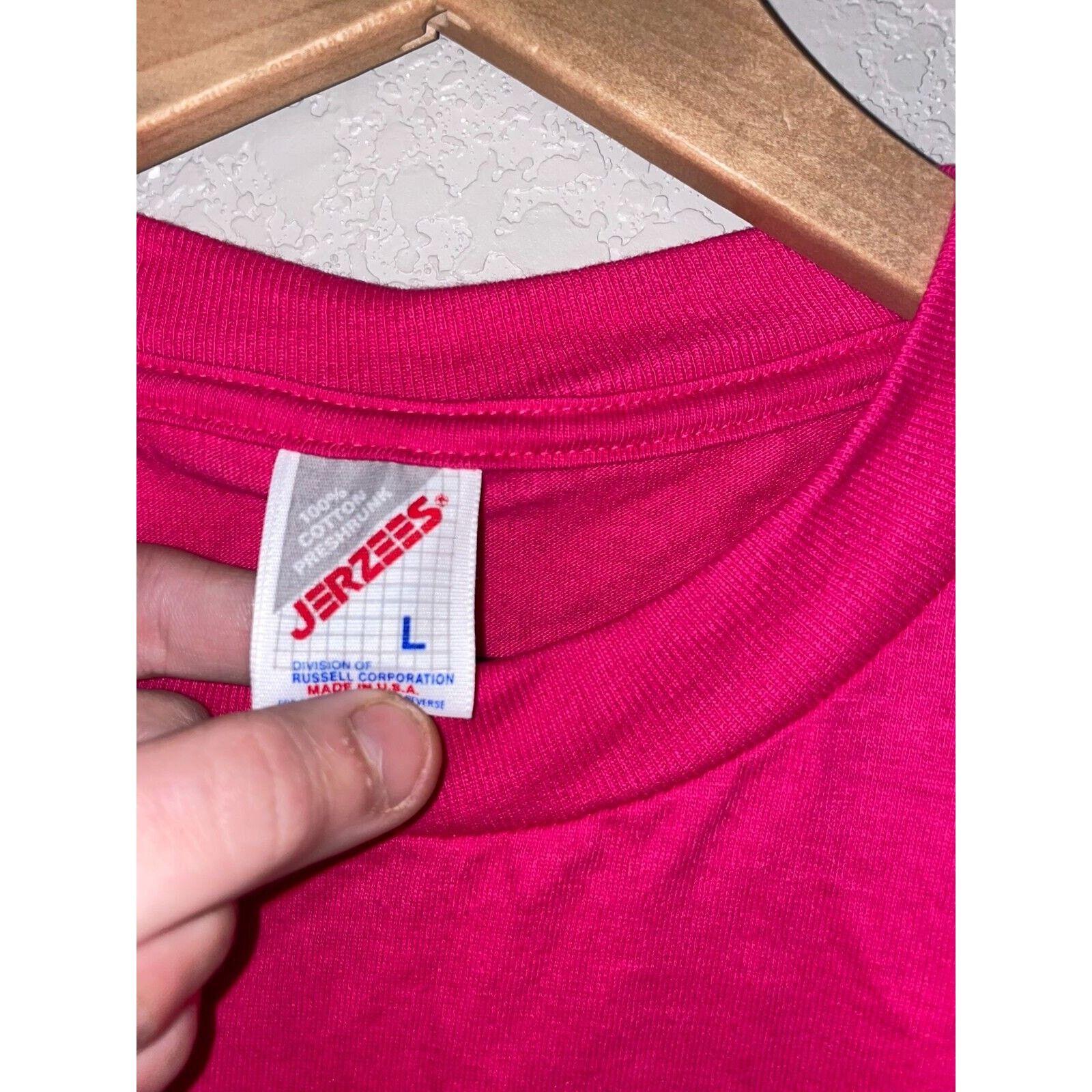 Jerzees Vintage Showboat Shirt Show Boat Pink Tee 90s VTG L Large Size US L / EU 52-54 / 3 - 6 Thumbnail