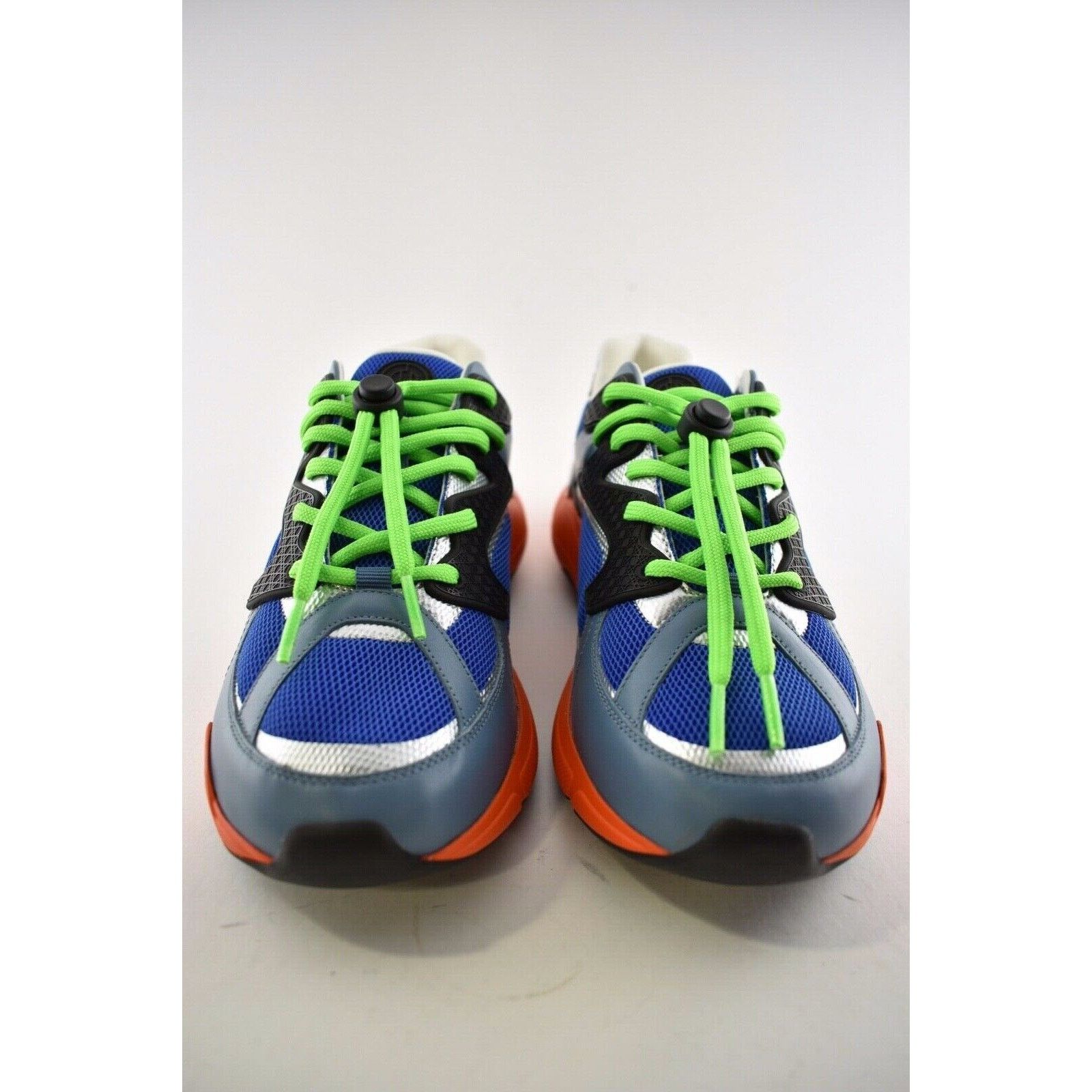 Dior Dior Mens Sorayama Orange Red Low Top Lace Up Flat Sneakers Size US 8 / EU 41 - 5 Thumbnail