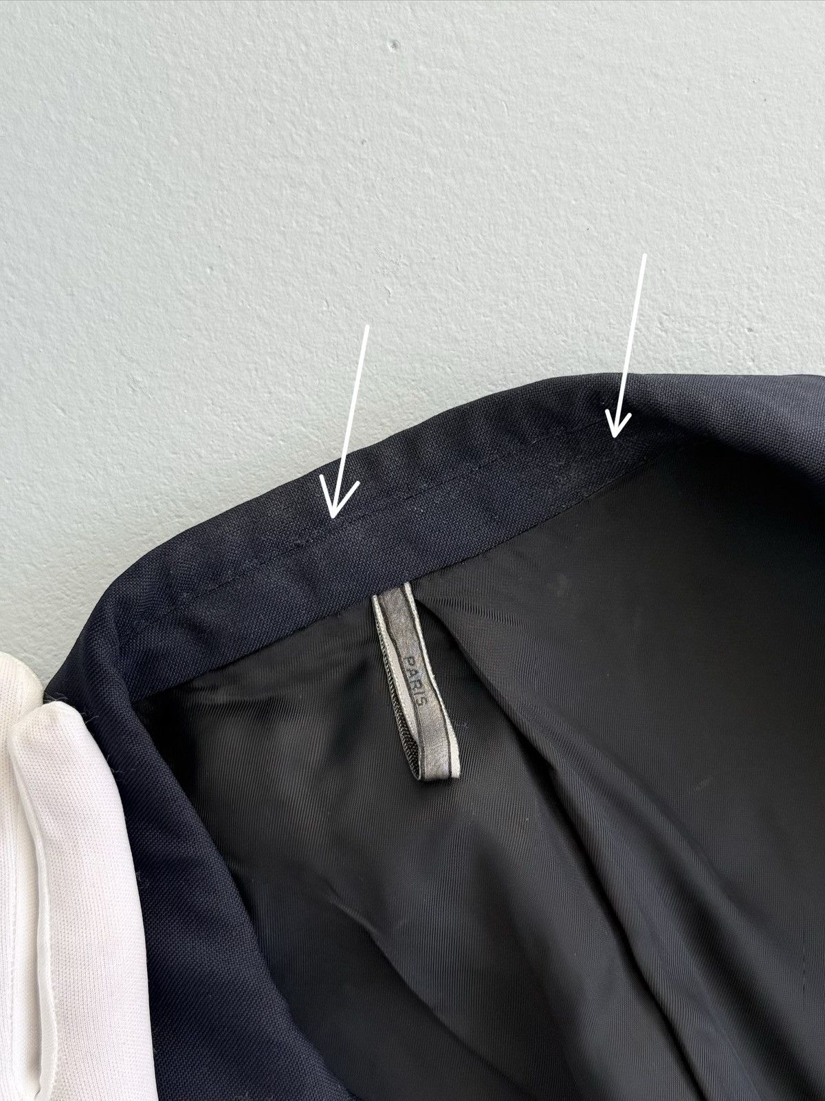 Dior × Hedi Slimane Dior Homme Navy Suit Navigate Hedi Slimane Size 44R - 11 Thumbnail