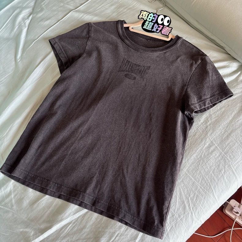 Alexander Wang Alexander Wang Distressed Logo Short Sleeve T- Size XS / US 0-2 / IT 36-38 - 1 Thumbnail