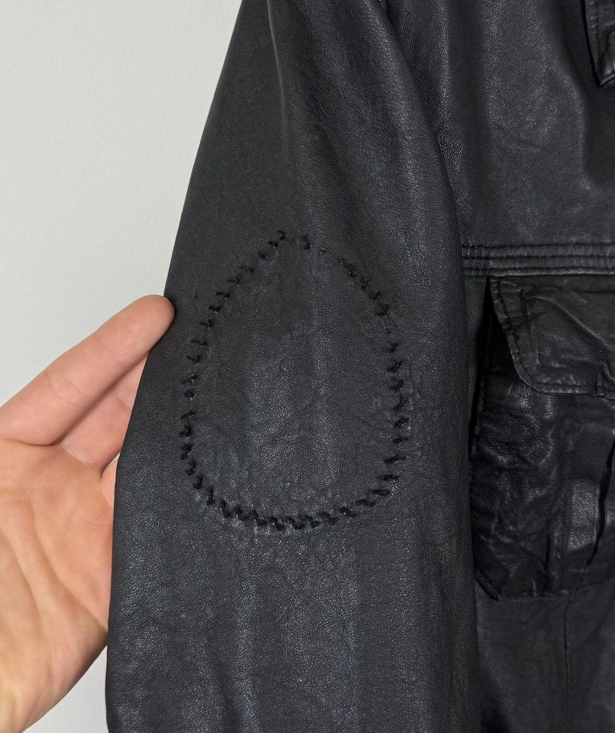 Superdry Superdry Biker Leather Jacket Full Zip Moto Japanese Style Size US M / EU 48-50 / 2 - 6 Thumbnail
