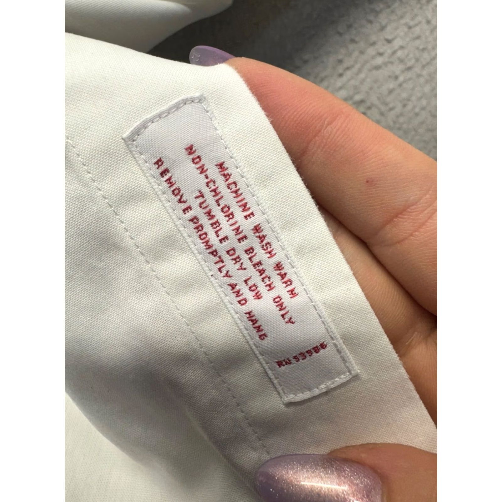 Brooks Brothers Brooks Brothers Dress Shirt Mens White Non-Iron 15-4/5 346 Style 9540 Shirt Size 40R - 4 Thumbnail