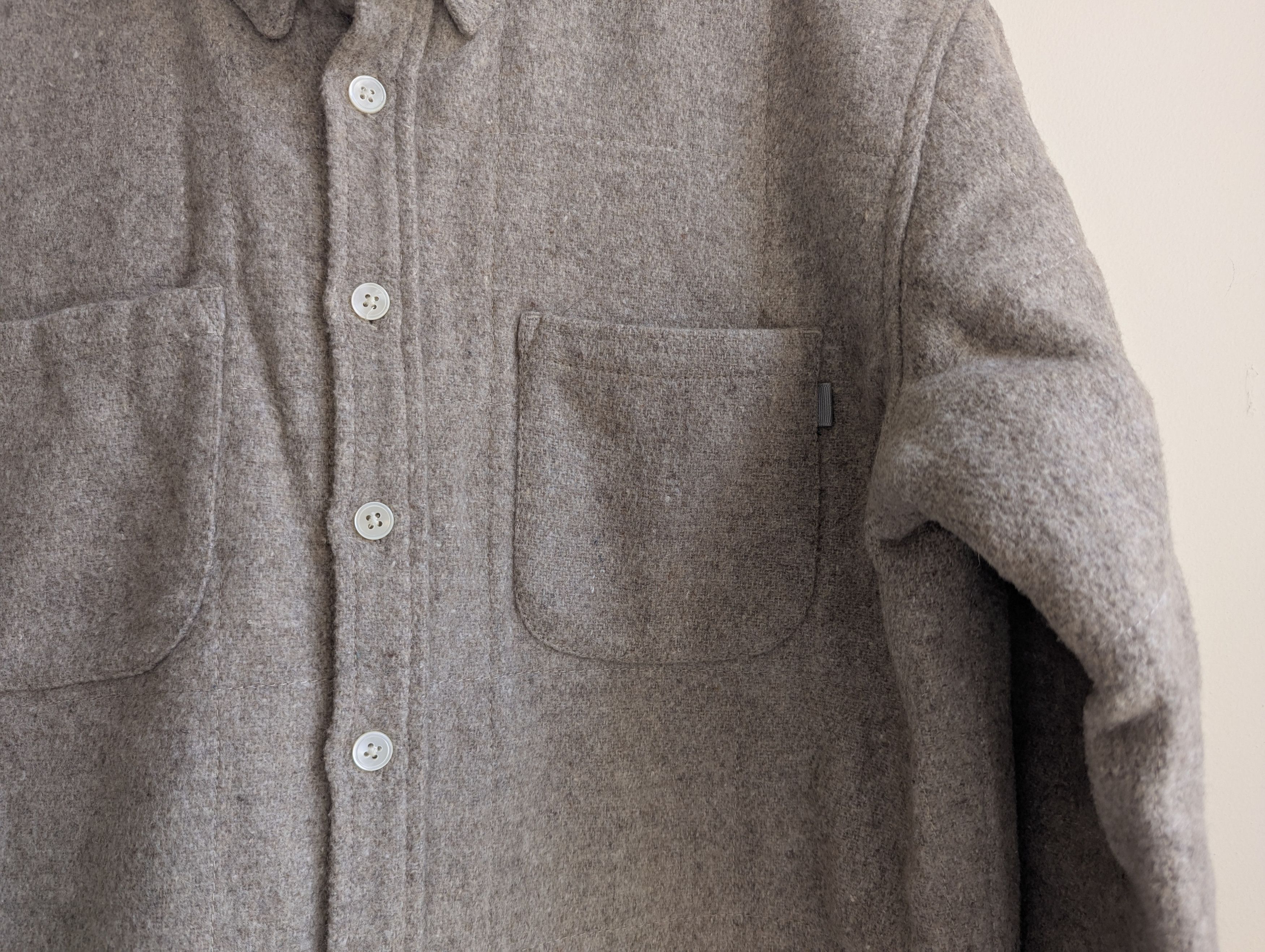 Patrik Ervell Oatmeal Wool Shirt Jacket (fits S/M) Size US M / EU 48-50 / 2 - 4 Thumbnail