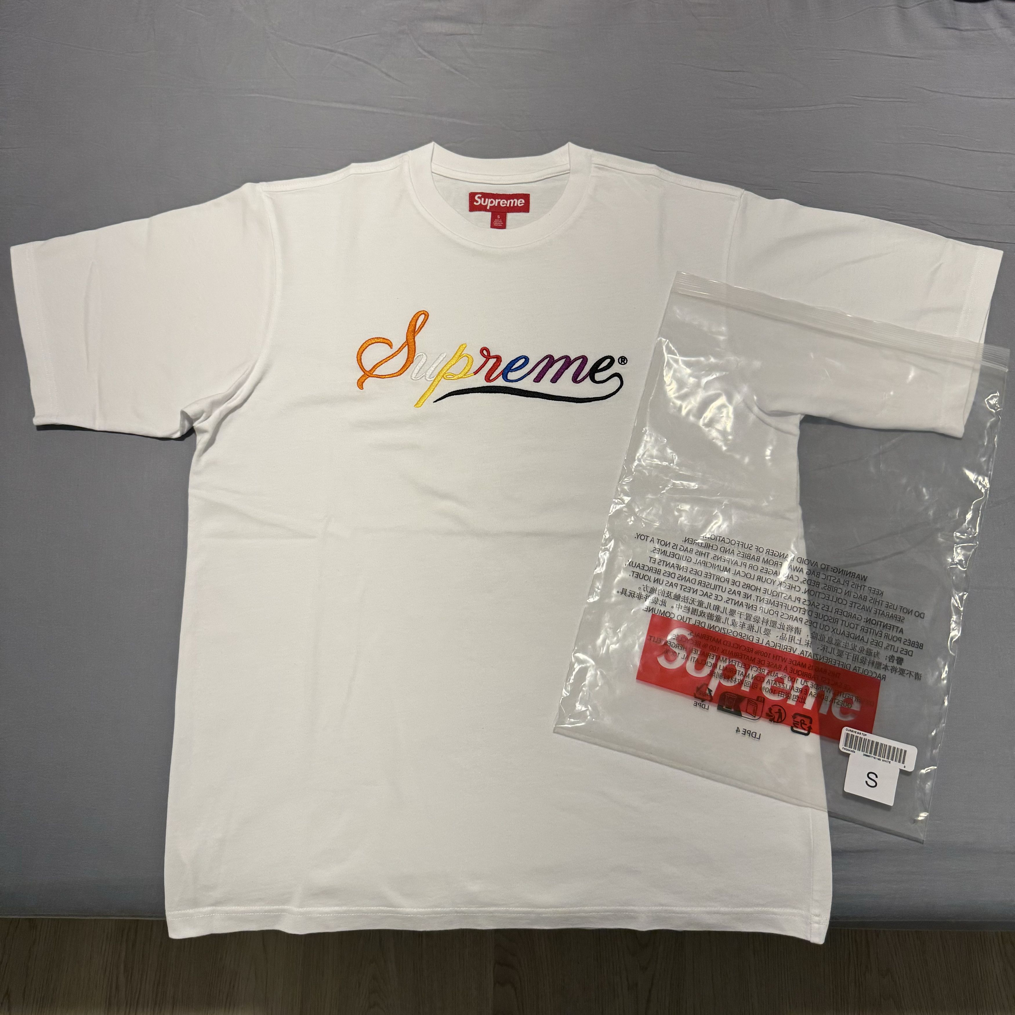 Supreme Supreme Cursive S/S Top | Grailed