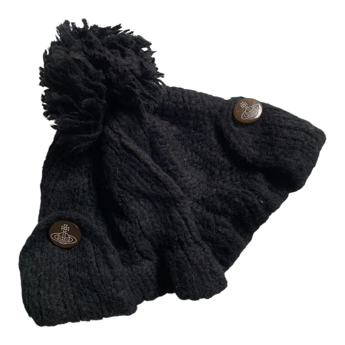 Vivienne Westwood rare archive piece from 90s to early 2000s ear flap beanie Size ONE SIZE - 3 Thumbnail