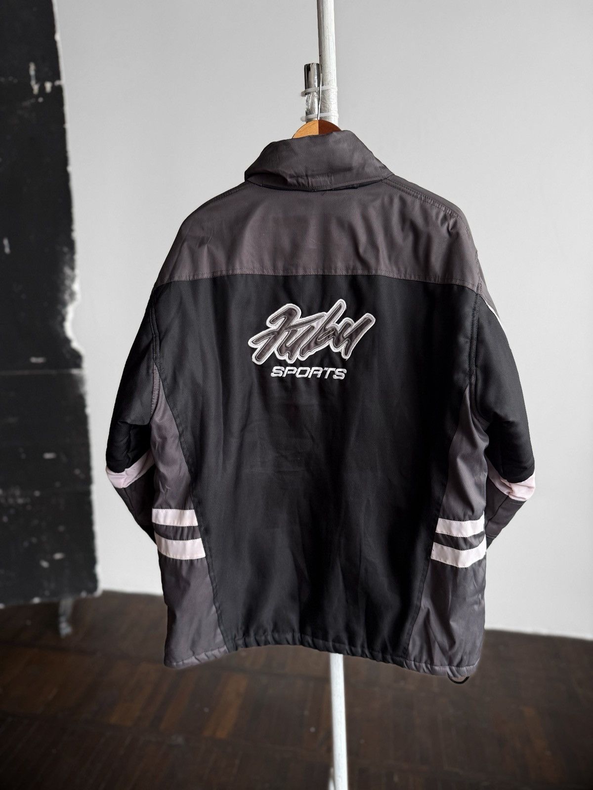 Fubu FUBU Vintage Jacket Black Grey Full Zip Hip Hop Streetwear Size US L / EU 52-54 / 3 - 2 Thumbnail