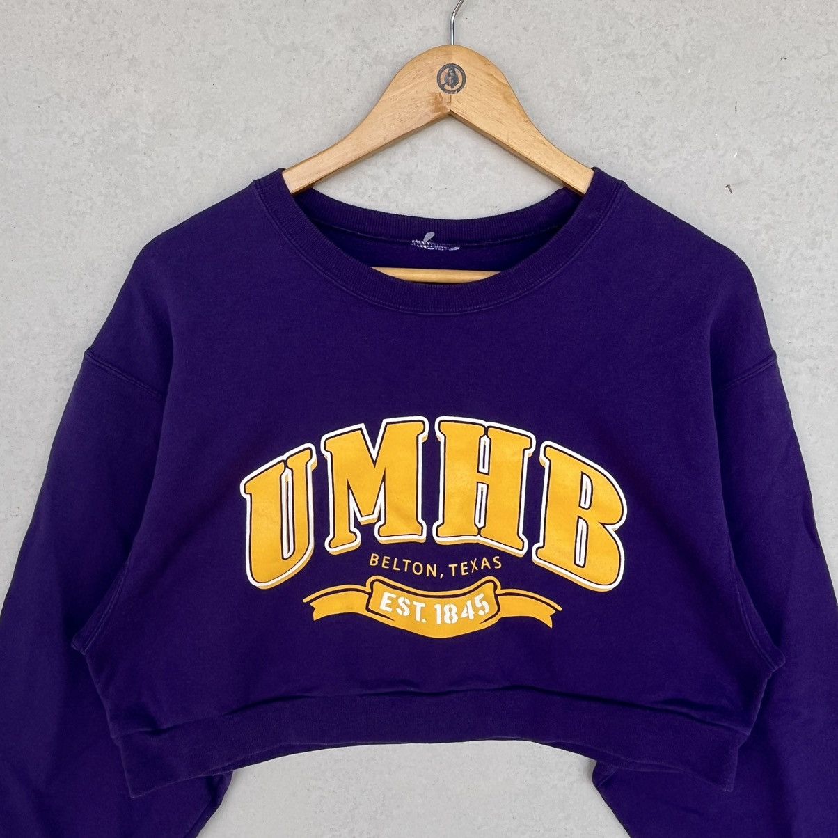 Other Vintage Purple Cropped With Yellow Lettering Size XS Size XS / US 0-2 / IT 36-38 - 4 Thumbnail