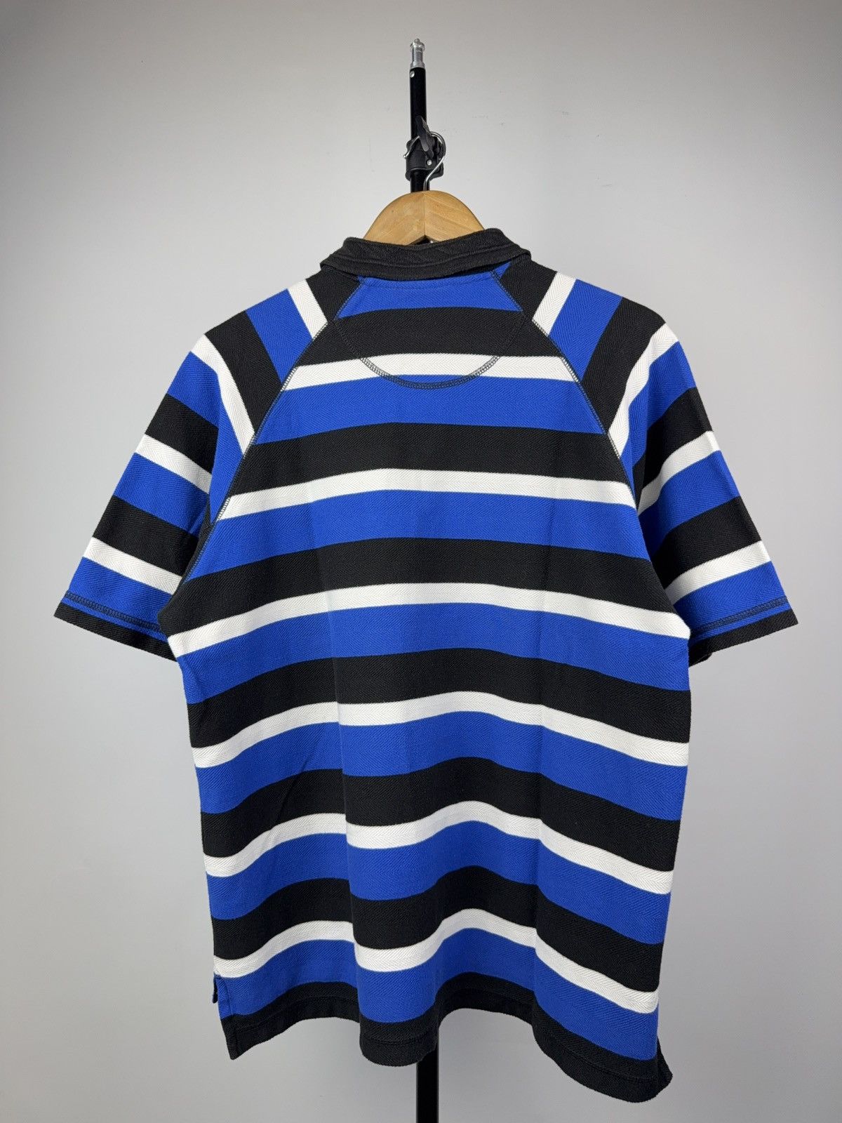 Adidas Vintage 90s Adidas Retro Multicolour striped Y2K Polos Size US L / EU 52-54 / 3 - 8 Thumbnail