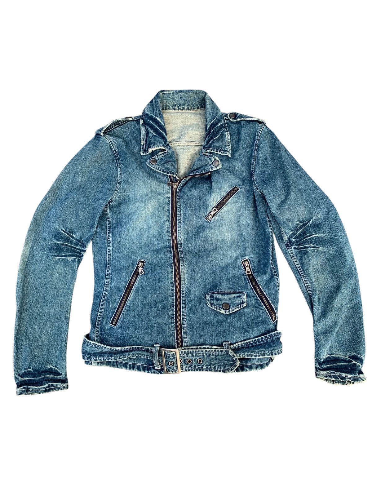 SHIPS VINTAGE SHIPS JET BLUE JAPANESE DENIM JACKET Size US L / EU 52-54 / 3 - 1 Thumbnail