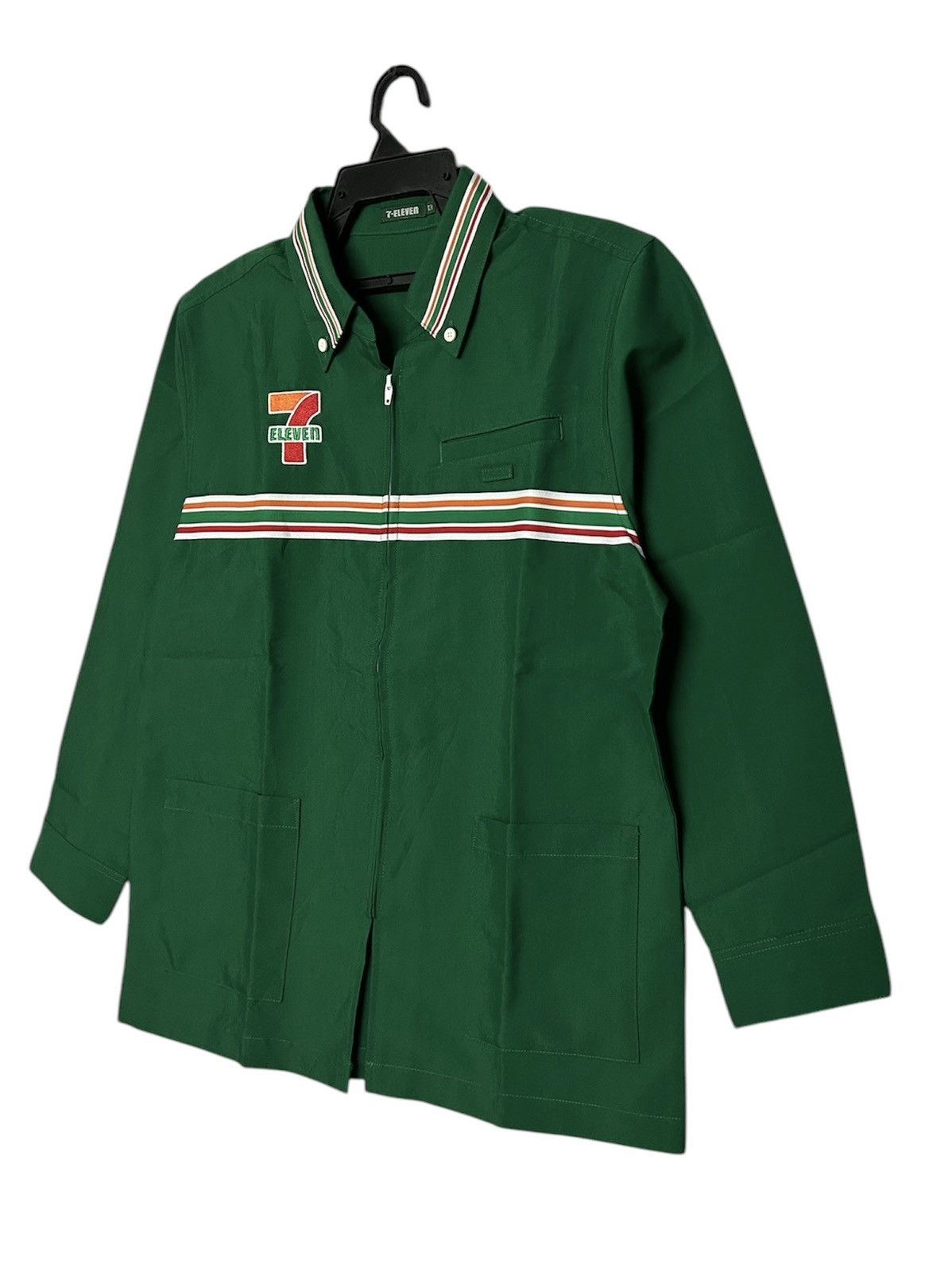 Uniform Wares × Vintage 🔥LAST DROP🔥 7 ELEVEN JAPAN STORE STAFF UNIFORM WORK JACKET Size L / US 10 / IT 46 - 5 Thumbnail