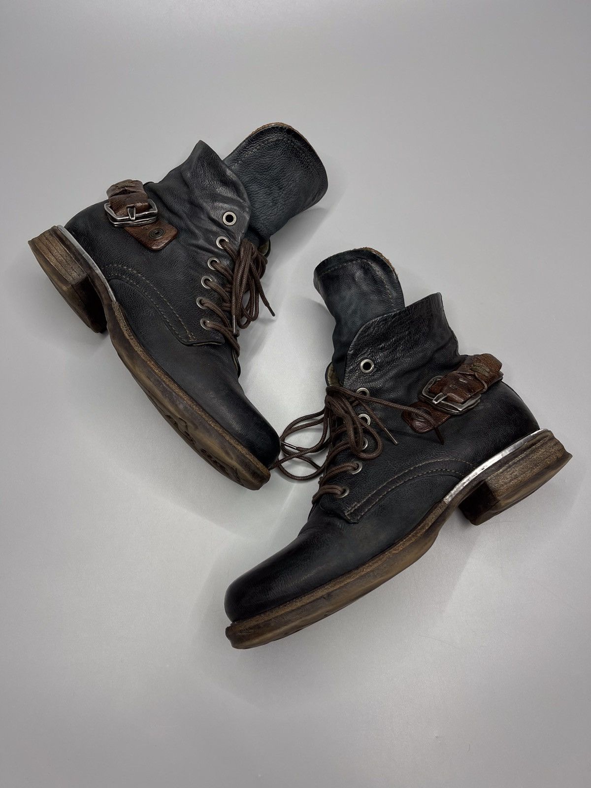 Japanese Brand × Vintage A.S 98 Boots Leather Style Rick Owens Size US 6 / IT 36 - 4 Thumbnail