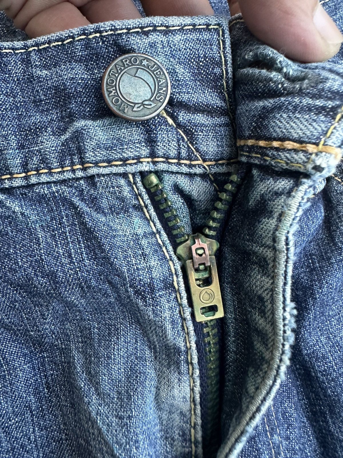 Momotaro Jeans Momotaro Selvedge Distressed Jeans Denim W29 Size US 29 - 9 Thumbnail