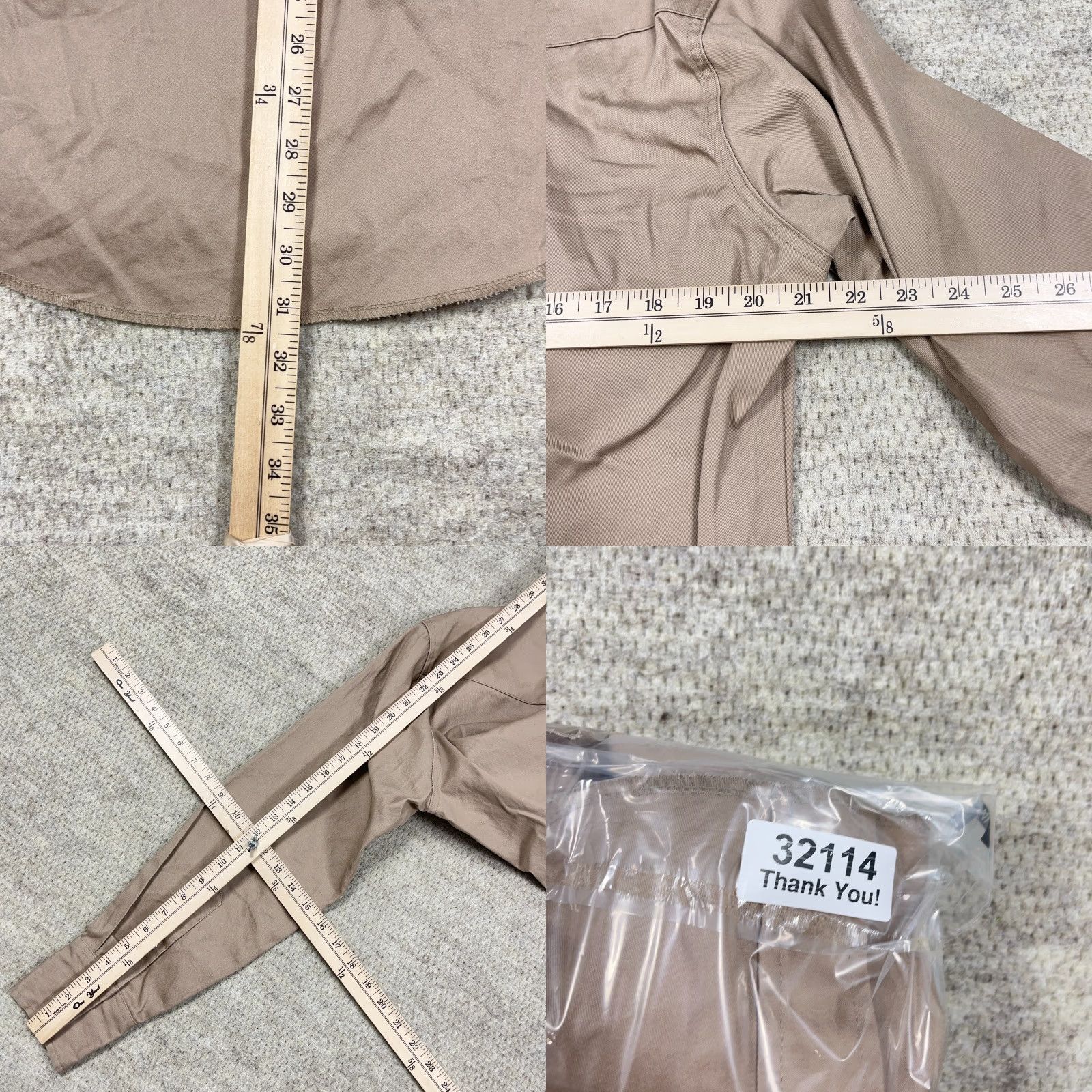 Wrangler Wrangler Denim Shirt Men M Brown Pearl Snap Western Cowboy Cut Ranch Rodeo Button-Up Long Sleeve Solid Brown Mens Regular Western Theme"} Size US M / EU 48-50 / 2 - 8 Thumbnail