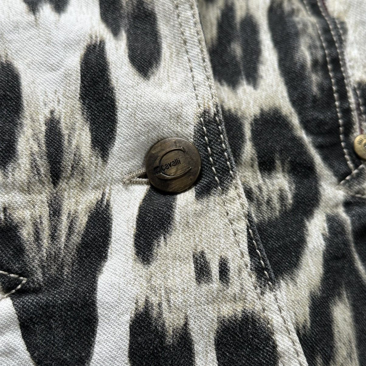 Just Cavalli Vintage Roberto Cavalli Just Cavalli Leopard Print Jacket Size M / US 6-8 / IT 42-44 - 7 Thumbnail