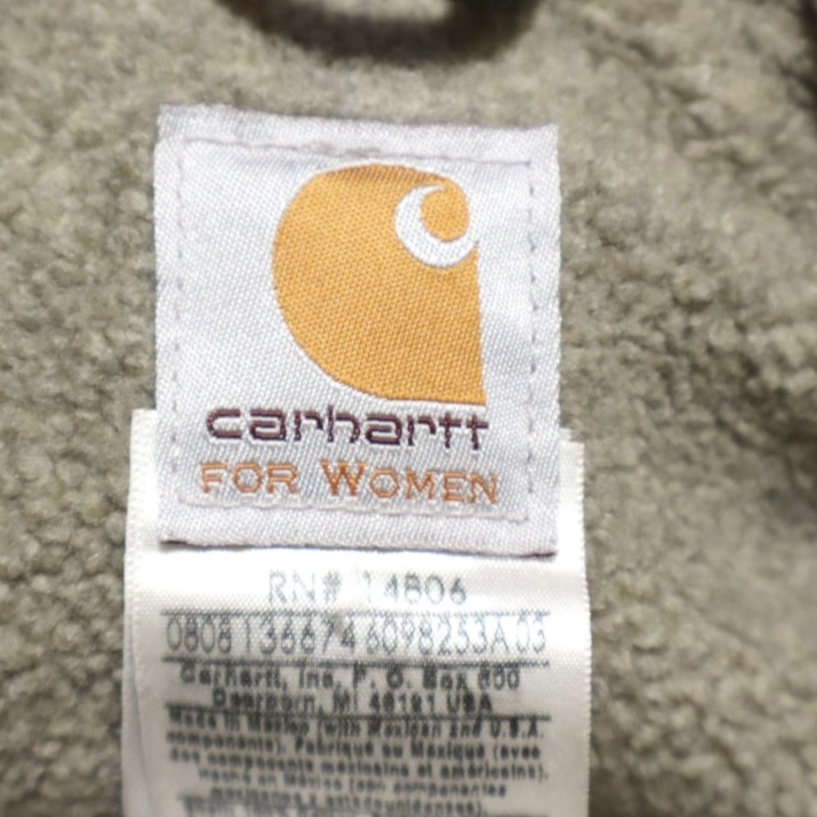 Carhartt Carhartt Hooded Sherpa Lined Canvas Solid Long Sleeve Jacket Green Women's L Shirt Size L / US 10 / IT 46 - 5 Thumbnail