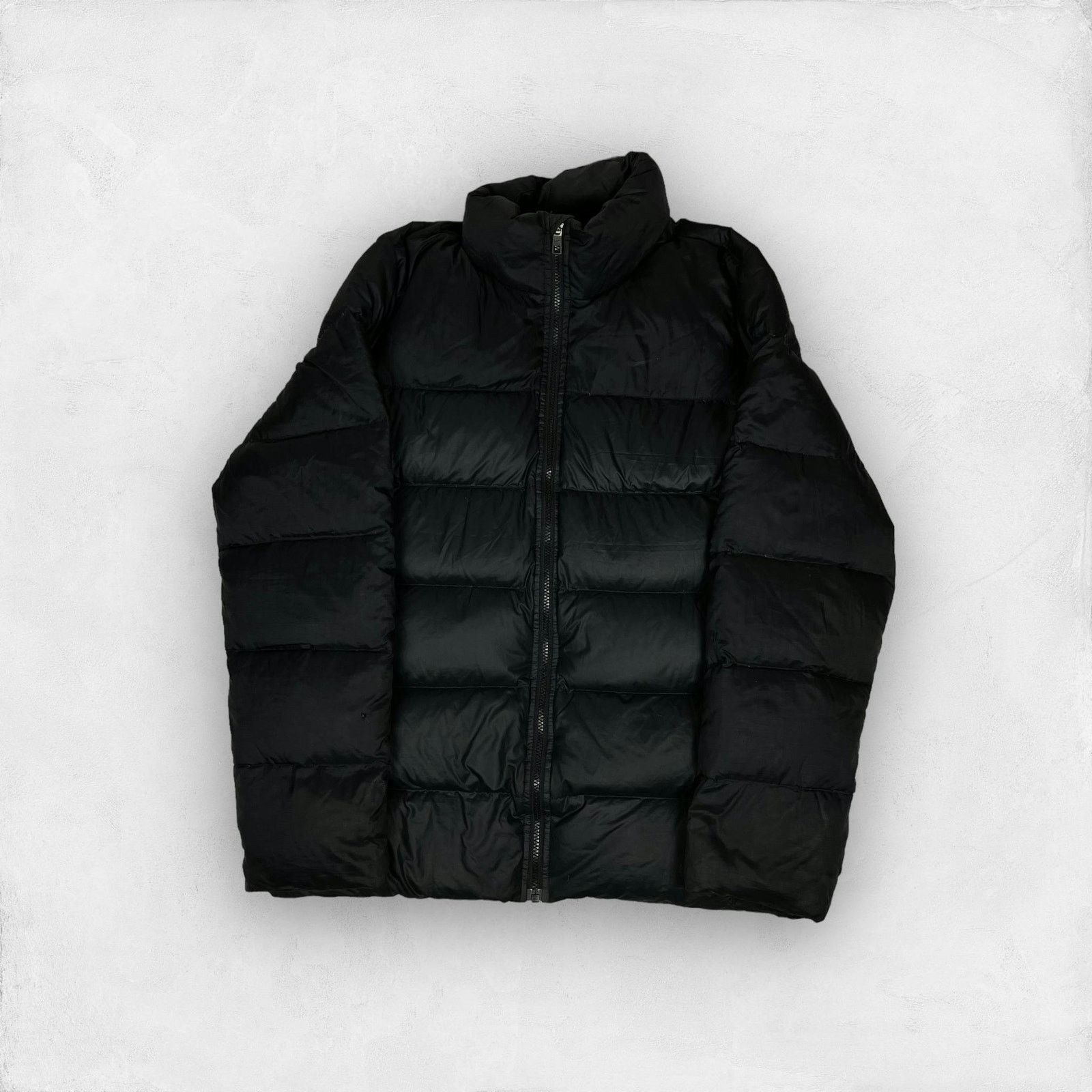 Nike × Vintage Nike Men's Black Polyester Long Sleeve Puffer Jacket Large Size US L / EU 52-54 / 3 - 1 Thumbnail