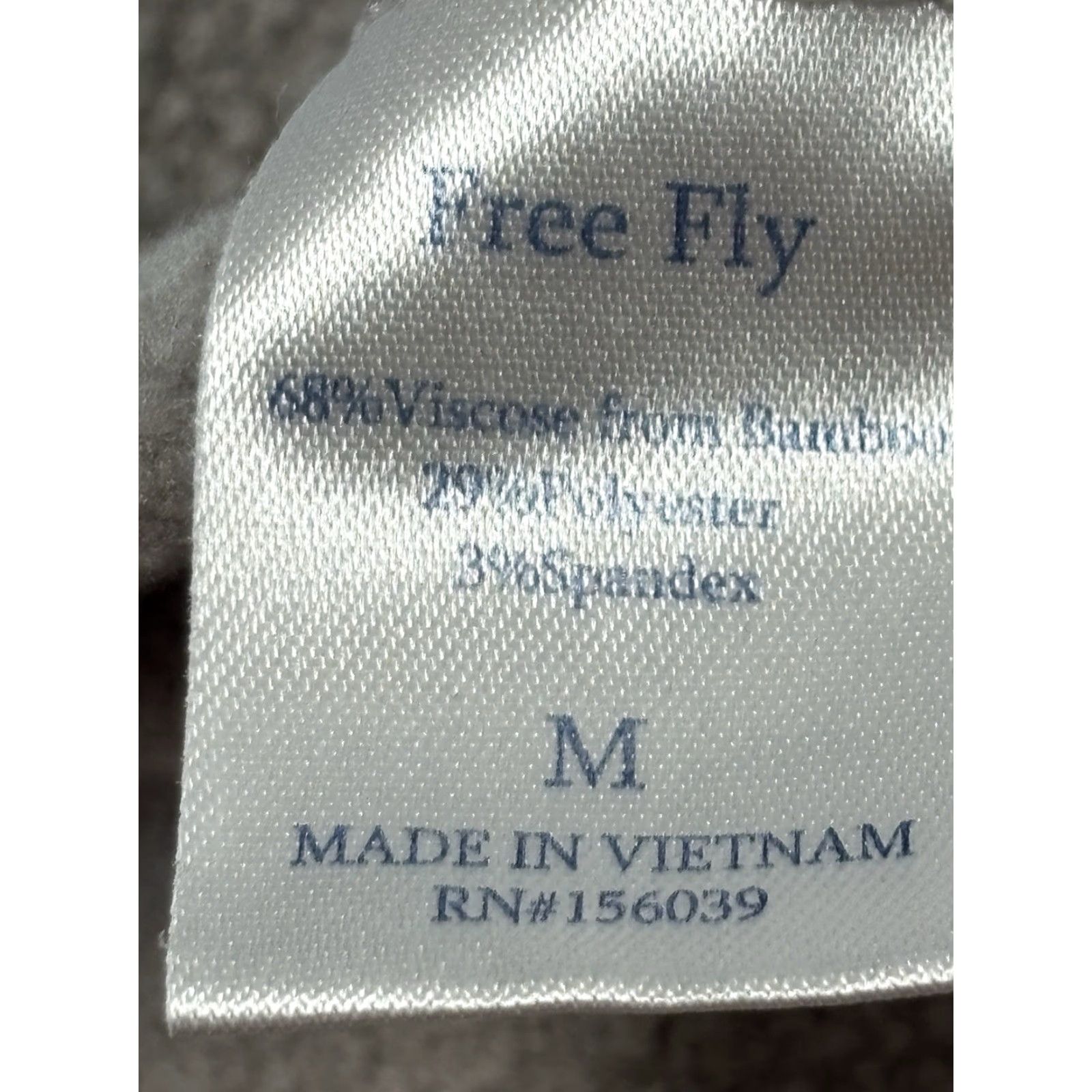 Vintage Free Fly Sweater Women M Gray Taupe Performance Bamboo Thermal Fleece Mockneck Size M / US 6-8 / IT 42-44 - 7 Thumbnail