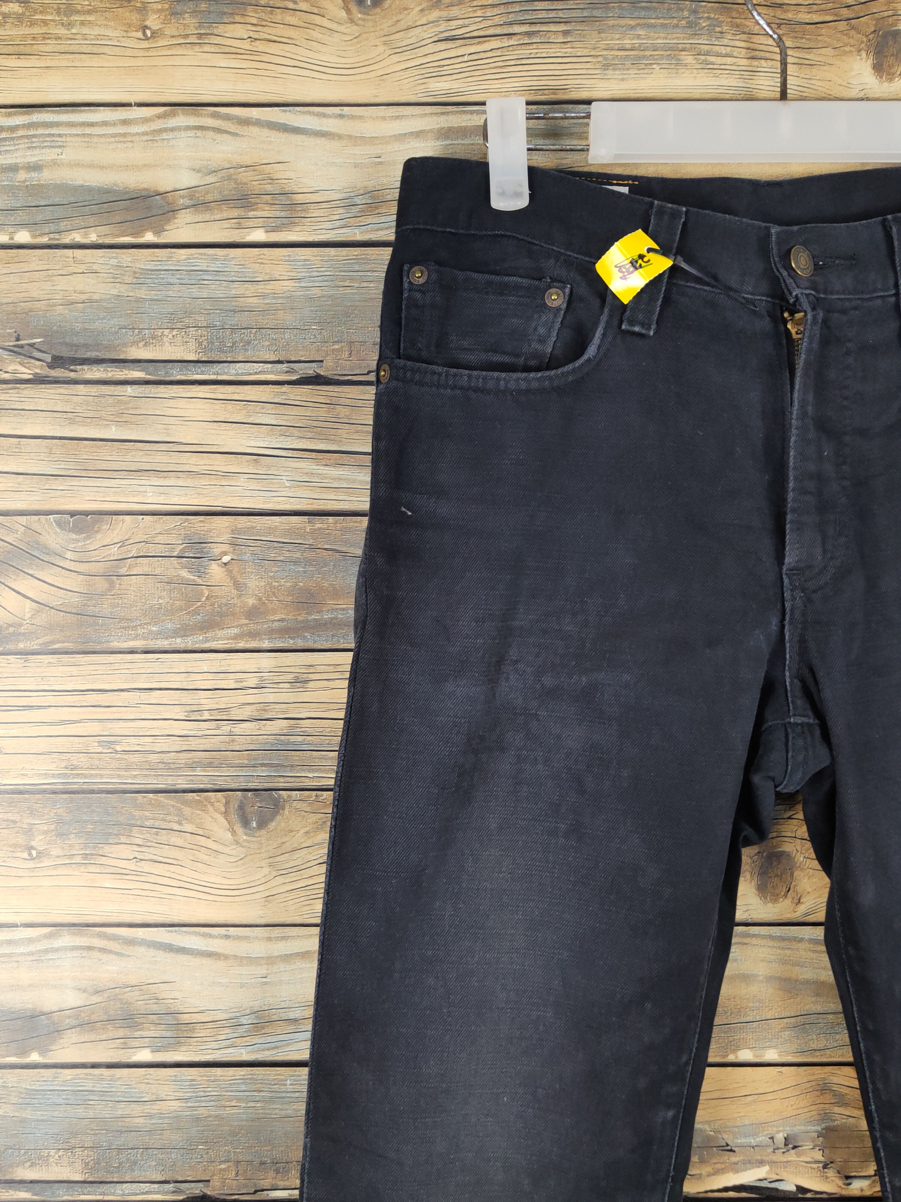 Edwin Edwin Black Distressed Ripped denim Jeans #W1714 Size US 30 / EU 46 - 3 Thumbnail