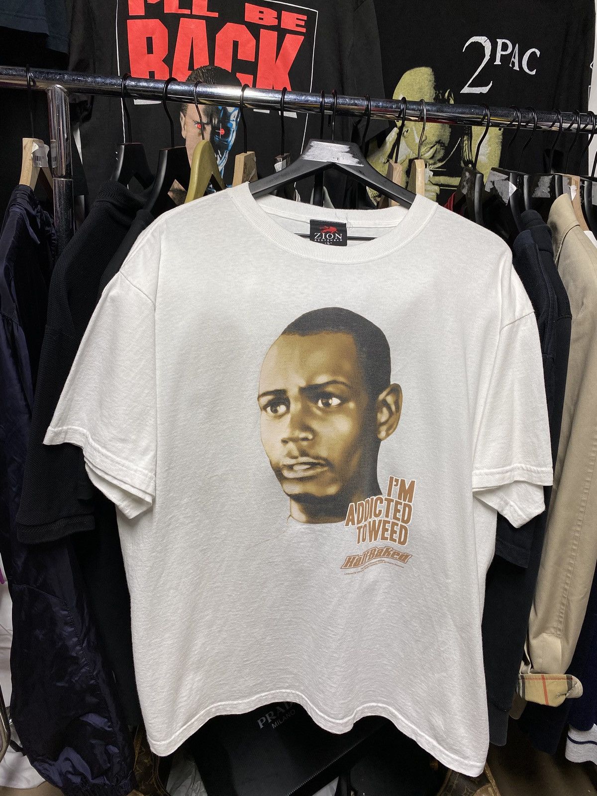 Vintage Vintage Dave Chappelle Half Baked Movie Tee Shirt Large Size US L / EU 52-54 / 3 - 1 Thumbnail