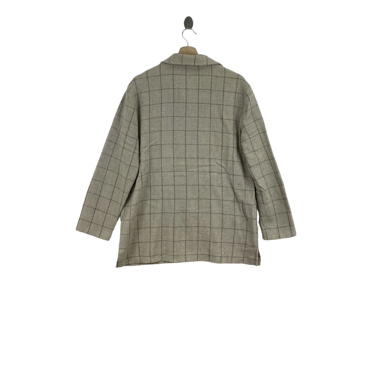 Other LES CHEMINS BLANCS France Brand Check Tartan Multi Pocket Size US L / EU 52-54 / 3 - 2 Thumbnail
