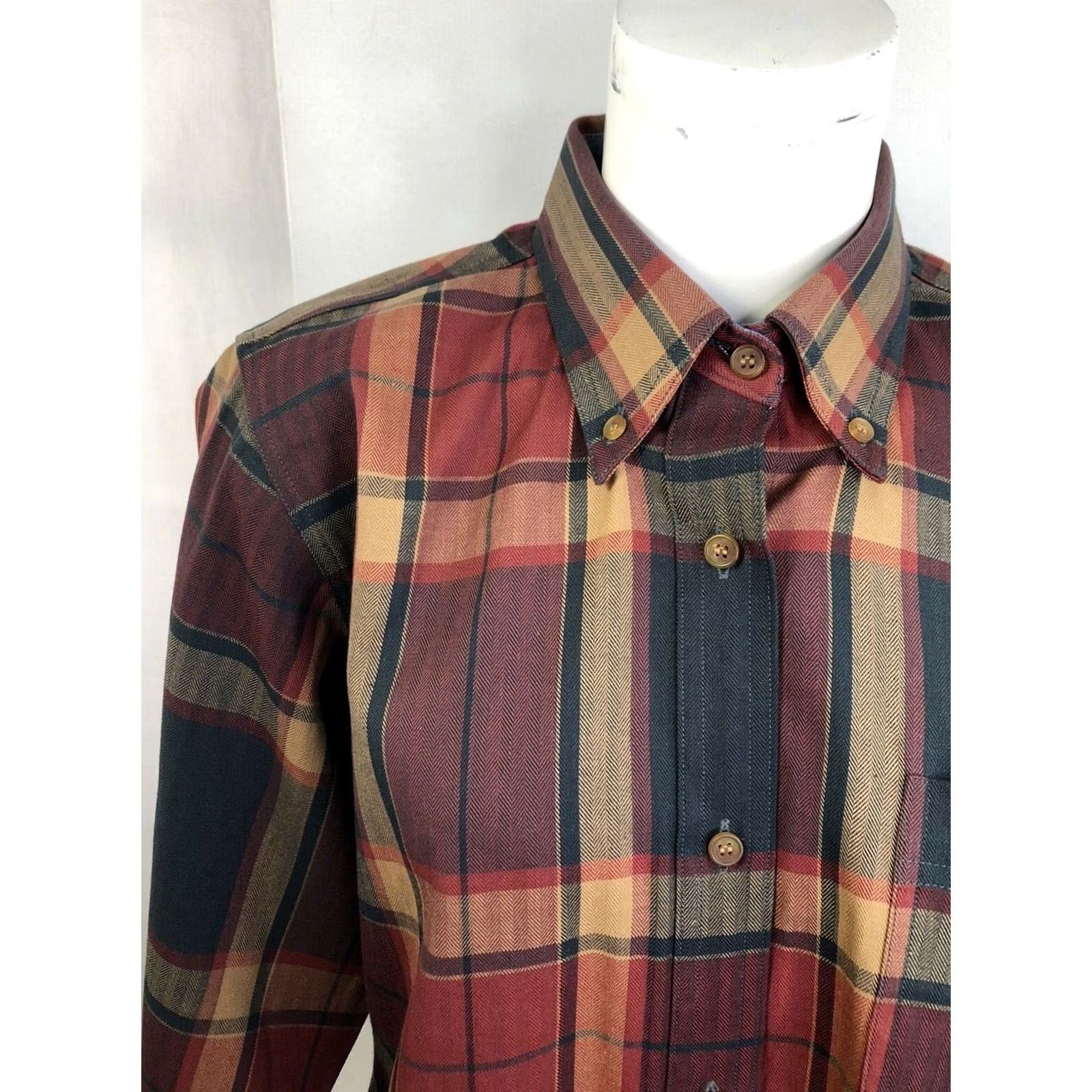 Roper Roper Shirt Womens M Western Cowgirl Rockabilly Plaid Size M / US 6-8 / IT 42-44 - 3 Thumbnail