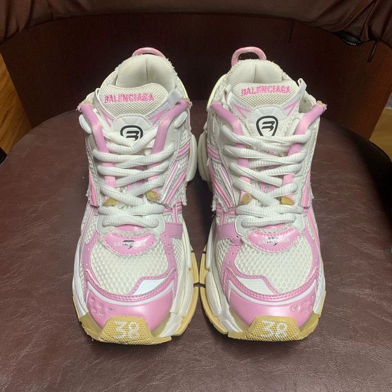 Balenciaga Balenciaga Old Dad Shoes Made in Pink and White shoes 2502- Size US 5.5 / EU 38 - 2 Thumbnail