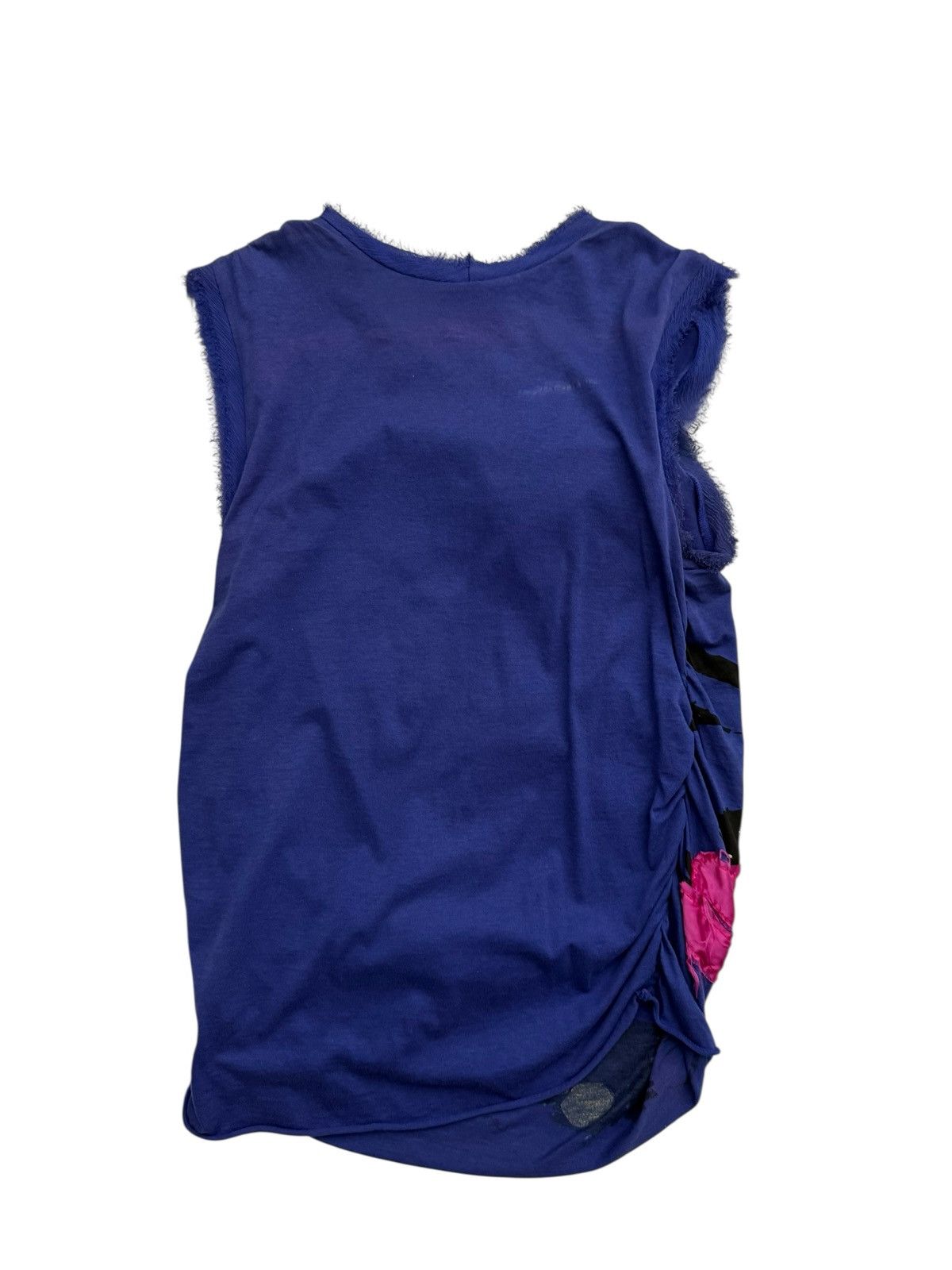 Lanvin Archive 1980’s Face Appliqué Scrunch Tank Size XS / US 0-2 / IT 36-38 - 2 Thumbnail