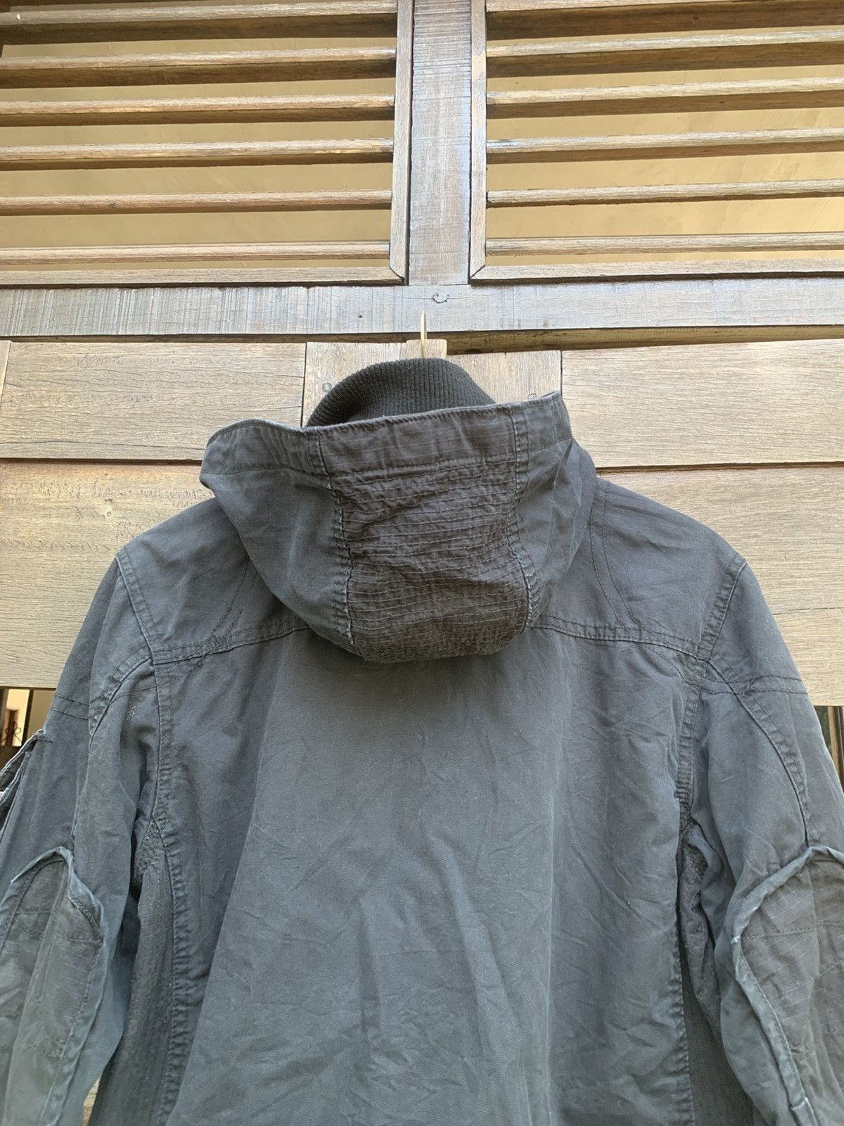 Ma+ Japanese Raw Washed Utility Multi Pocket Jacket Size US XL / EU 56 / 4 - 18 Thumbnail